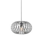 Design hanglamp zwart draad 39cm - Johanna, Nieuw, Overige materialen, Design, 75 cm of meer