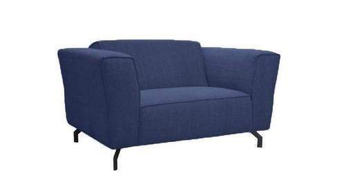 Wolvega Fauteuil - fauteuils - Blauw, Huis en Inrichting, Stoelen, Blauw, Nieuw, Stof