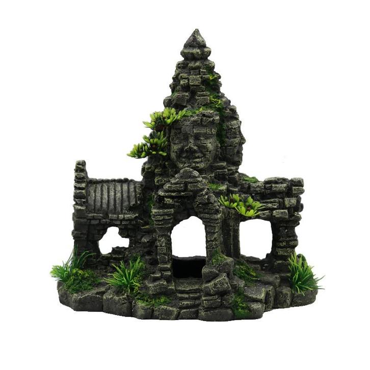 Bhuda tempel 15 cm / Tempel ruïne As-228 (decoratie), Dieren en Toebehoren, Vissen | Aquaria en Toebehoren, Gevuld zeewateraquarium