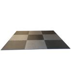 Puzzelmattenset 2 cm. zwart/grijs 9 m2, Nieuw, Verzenden