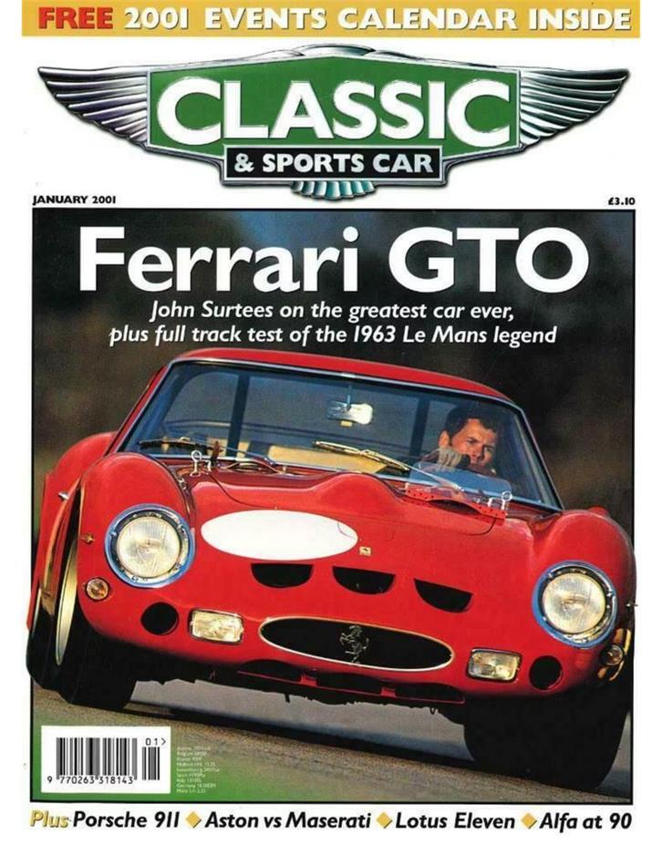 2001 CLASSIC AND SPORTSCAR MAGAZINE (01) JANUARI ENGELS, Boeken, Auto's | Folders en Tijdschriften