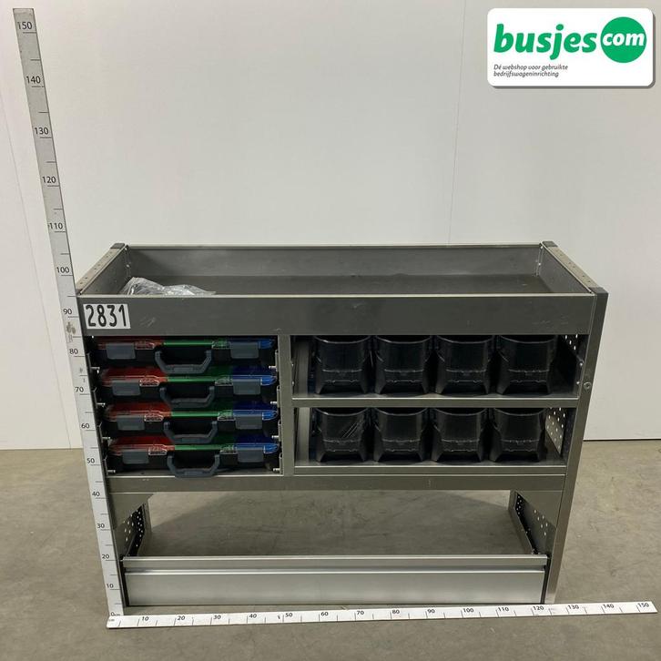 Aluca bedrijfswageninrichting 1255x415x950mm (2831), Auto diversen, Overige Auto diversen, Ophalen of Verzenden