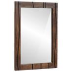 vidaXL Badkamer Spiegel Wandgemonteerd Bruin 50 x 2.5 x 70, Huis en Inrichting, Woonaccessoires | Spiegels, Verzenden, Nieuw