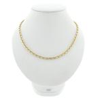 Gouden ankerschakel ketting, Sieraden, Tassen en Uiterlijk, Ophalen of Verzenden, Gebruikt, Overige kleuren, Goud