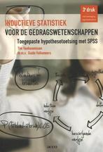 Inductieve statistiek voor de gedragswetenschappen, Boeken, Psychologie, Verzenden, Zo goed als nieuw, Tim Vanhoomissen