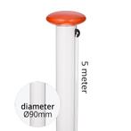 Aluminium vlaggenmast cilindrisch 5 meter ø90mm, Verzenden, Nieuw