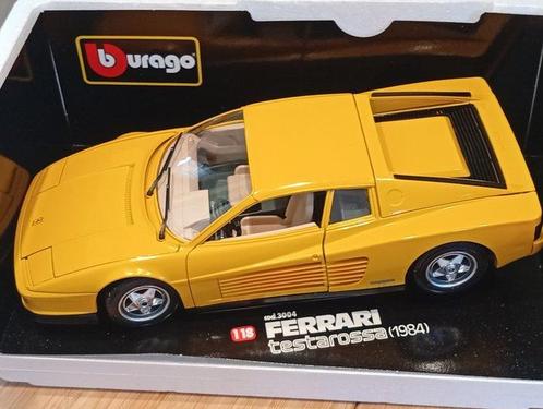 Bburago, Revell 1:18 - Model coupé (2) - Ferrari Testarossa, Hobby en Vrije tijd, Modelauto's | 1:5 tot 1:12