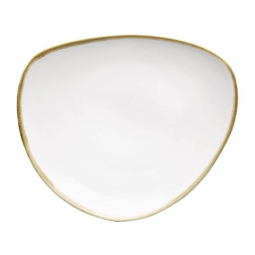 Kiln Driehoekige Borden | Krijtwit | 23cm | 6 stuks, Zakelijke goederen, Horeca | Overige, Verzenden