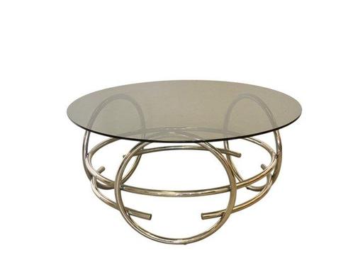 Middentafel - Buisijzer - Salontafel van stalen buis voor de, Antiek en Kunst, Kunst | Designobjecten