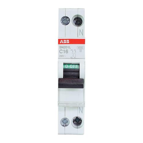 ABB Installatieautomaat C16 1P+N SN201L C16 -, Doe-het-zelf en Verbouw, Elektra en Kabels
