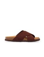 Scholl slippers heren 44 bruin, Verzenden, Nieuw, Bruin, Scholl