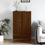 vidaXL buffetkast 69,5x31x115 cm bewerkt hout bruin, Huis en Inrichting, Kasten | Buffetkasten, Verzenden, 100 tot 150 cm, Nieuw