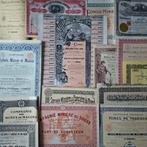 Document - 52 Originele historische mijnbouw aandelen,