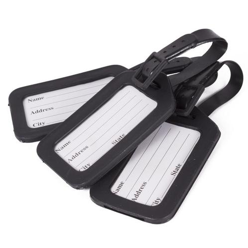 Benson Set van 3 kofferlabels - Duurzaam kunststof - Pers..., Sieraden, Tassen en Uiterlijk, Koffers, Nieuw, Ophalen of Verzenden