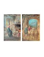 Mario Fattori (1930) - Vita toscana, Antiek en Kunst