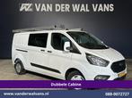 Ford Transit Custom | 2.0 TDCI 130pk L2H1 Dubbele Cabine, Gebruikt, Euro 6, Wit, Dealer onderhouden