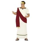 Romeinse keizer carnaval kostuum rood en wit - Romeinse kl.., Kleding | Heren, Carnavalskleding en Feestkleding, Verzenden, Nieuw