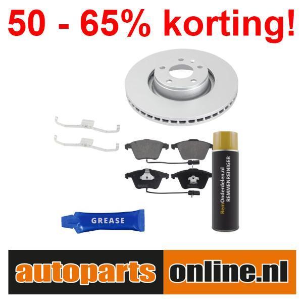 Remschijven + Remblokken Audi A6 Allroad voorzijde, Auto-onderdelen, Besturing, Nieuw, Audi, Verzenden