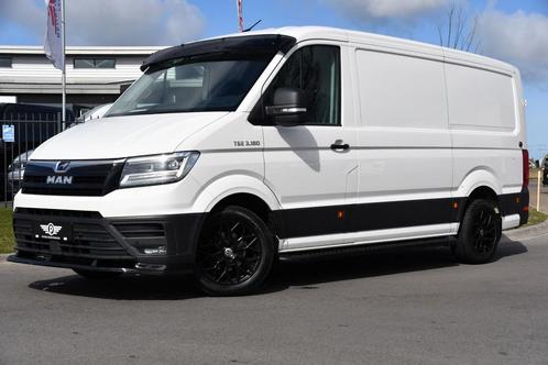 MAN TGE 35 2.0 L3H2 Black & White Edition, Auto's, Bestelauto's, Onderhoudsboekje, Lease, Automaat, Financial lease, Wit, MAN