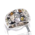 Ring - 18 karaat Witgoud - 1.99ct. tw. Diamant (Natuurlijk), Sieraden, Tassen en Uiterlijk, Ringen, Nieuw