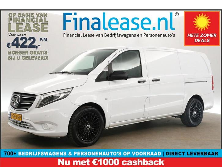 Mercedes-Benz Vito 114 CDI Lang Automaat Camera Carplay LED, Auto's, Bestelauto's, Lease, Automaat, Diesel, ABS, Achteruitrijcamera