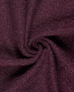 Polyester Bouclé Aubergine, Nieuw, Paars
