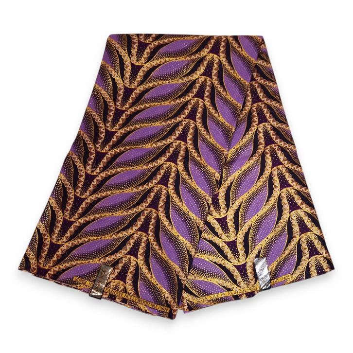 Afrikaanse stof - Exclusief versierd met glittereffecten 100, Hobby en Vrije tijd, Stoffen en Lappen, Nieuw, Ophalen of Verzenden