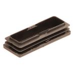 Topgear Rechthoekige insteekdop - 80 x 30 mm - zwarte PE..., Ophalen of Verzenden, Nieuw