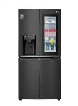 €1899 LG InstaView GMX844MC6F amerikaanse koelkast Vrijstaa, Witgoed en Apparatuur, Koelkasten en IJskasten, Met aparte vriezer