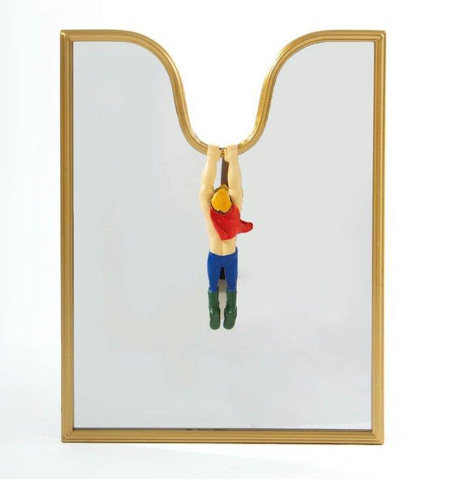 Seletti - Uto Balmoral - Spiegel- Circusspiegel - Glas, Hars, Antiek en Kunst, Antiek | Meubels | Stoelen en Banken