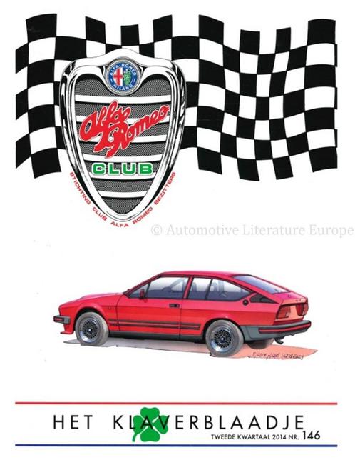 2014 ALFA ROMEO CLUB HET KLAVERBLAADJE 146 NEDERLANDS, Boeken, Auto's | Folders en Tijdschriften, Alfa Romeo