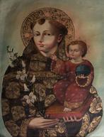 École du Cusco (XX) - San Antonio de Padua, Antiek en Kunst