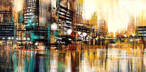 Prettau - PierJAZZ afternoon (H), Antiek en Kunst, Kunst | Schilderijen | Modern