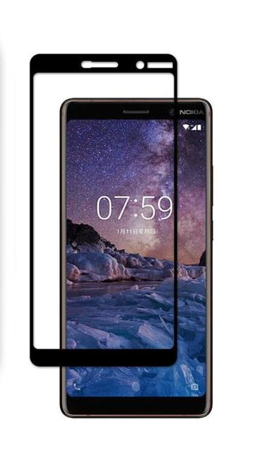 Nokia 7 Plus Full Cover Full Glue Tempered Glass Protector beschikbaar voor biedingen