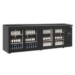 Barkoeling met 4 glazen schuifdeuren - Polar - 698 liter - C, Verzenden