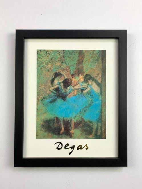 Edgar Degas (1834-1917) - Blue Ballerinas - Artprint - 24 x, Antiek en Kunst, Kunst | Tekeningen en Foto's