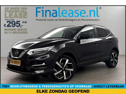 Nissan QASHQAI 1.2 Tekna 360 Cam Trekh LED Navi PDC €295pm, Auto's, Nissan, Lease, Automaat, SUV of Terreinwagen, Benzine, Zwart