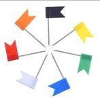 Vlagspelden - vlaggetjes punaises - 30 stuks, Ophalen of Verzenden, Nieuw in verpakking