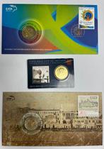 Griekenland, Vaticaan. Coin Card 2011/2013 (3 coincards)