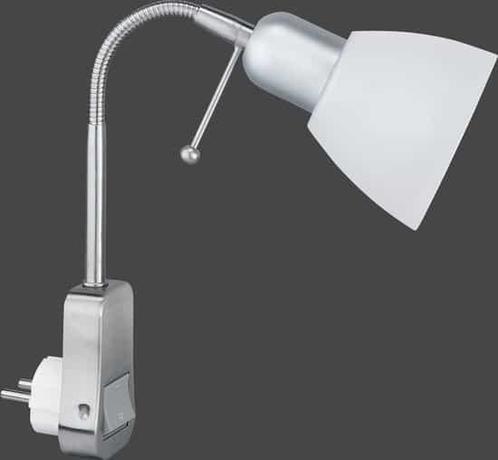 TRIO LIGARA stekkerspot Nikkel mat - excl. 1x E14 10W -, Huis en Inrichting, Lampen | Spots, Zo goed als nieuw, Ophalen of Verzenden