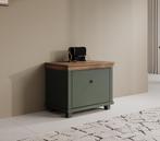 Meubella | Schoenenkast - Groen | 71cm | Met klep, Huis en Inrichting, Kasten | Vitrinekasten, Verzenden, Nieuw, 50 tot 100 cm