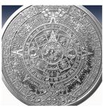 Mexico. Silver medal ND Aztec Calendar, 1 Oz (.999)  (Zonder