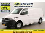 Vw Transporter 2.0 TDI L2H1 Airco Cruise Carplay Navi PDC, Auto's, Volkswagen, Wit, Nieuw, Te koop