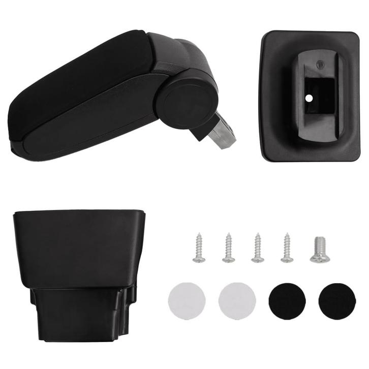 vidaXL Armsteun 16x32x(35-50,5) cm ABS zwart, Auto-onderdelen, Interieur en Bekleding, Nieuw, Verzenden
