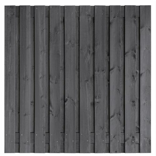 Schutting Tuinscherm Hengelo 180x180cm Zwart Geimpregneerd G, Tuin en Terras, Schuttingen, Minder dan 3 meter, Nieuw, Hout, 1 tot 2 meter