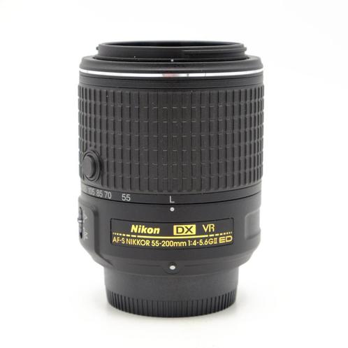 Nikon 55-200mm F4-5.6G II ED VR AF-S Nikkor (Occasion), Audio, Tv en Foto, Fotografie | Lenzen en Objectieven, Telelens, Zo goed als nieuw