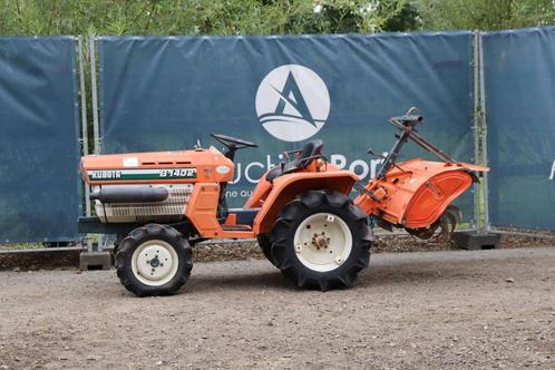 Veiling: Minitractor Kubota B1402 Diesel 14pk met Grondfrees, Zakelijke goederen, Agrarisch | Tractoren, Gebruikt, Overige merken