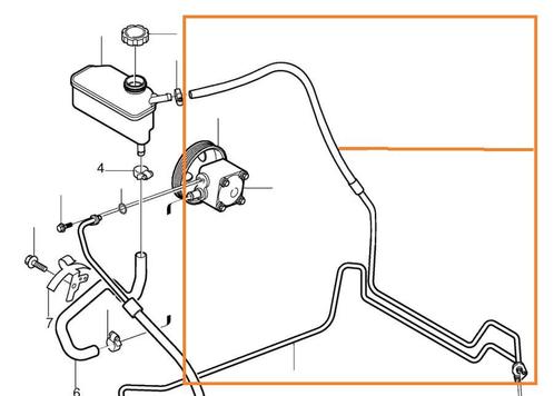 Volvo Retourleiding Stuurhuis 5 Cilinder Benzine en Diesel V, Auto-onderdelen, Overige Auto-onderdelen, Nieuw, Volvo, Verzenden