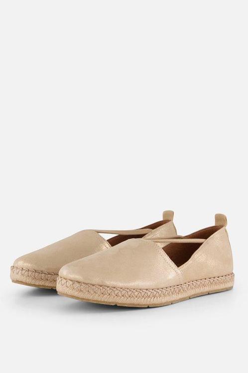 Tamaris Espadrilles goud Leer - Dames - Maat 38 (Mode), Kleding | Dames, Schoenen, Nieuw, Verzenden