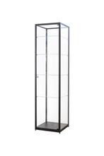 Zwarte Vitrinekast 50 x 200 x 50 cm, Nieuw in verpakking
